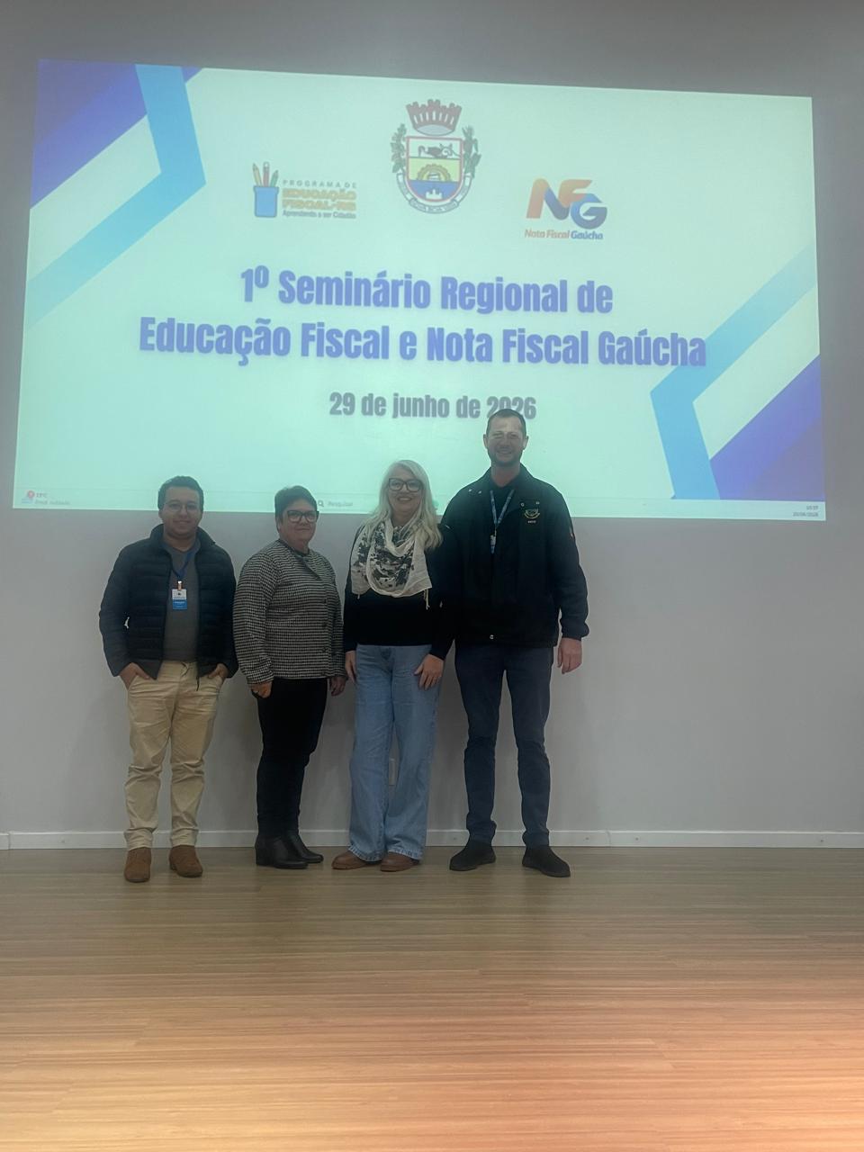 Grupo Municipal de Educação Fiscal participa do 1º Seminário Regional em Nova Boa Vista